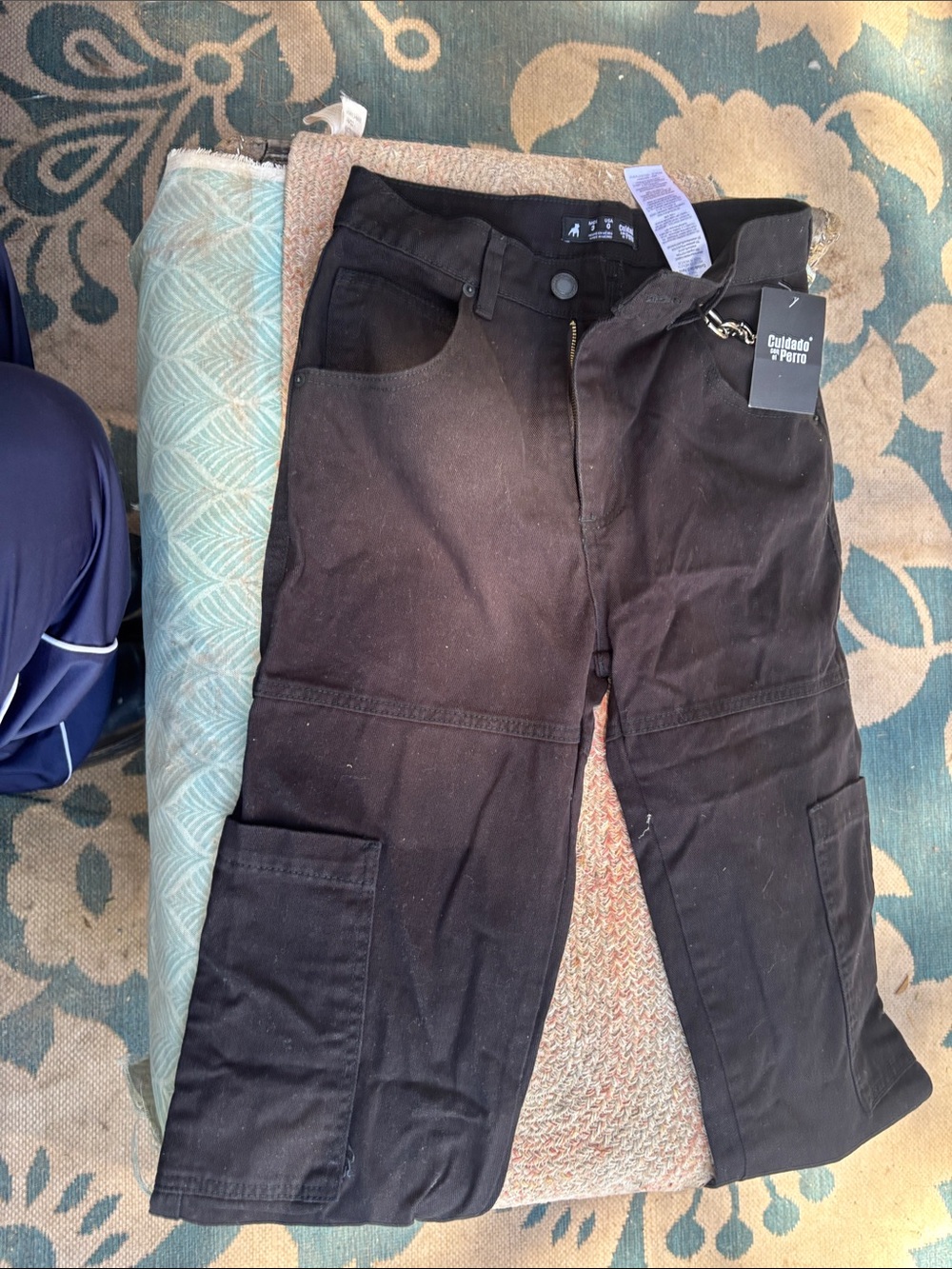 Cuidado Con El Perro Black Straight-Leg Women’s Jeans